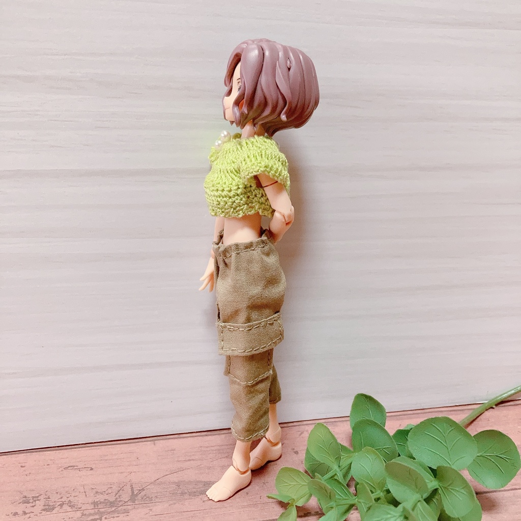 メガミデバイス等 1/12サイズ クロッシェトップス ショート丈 グリーン