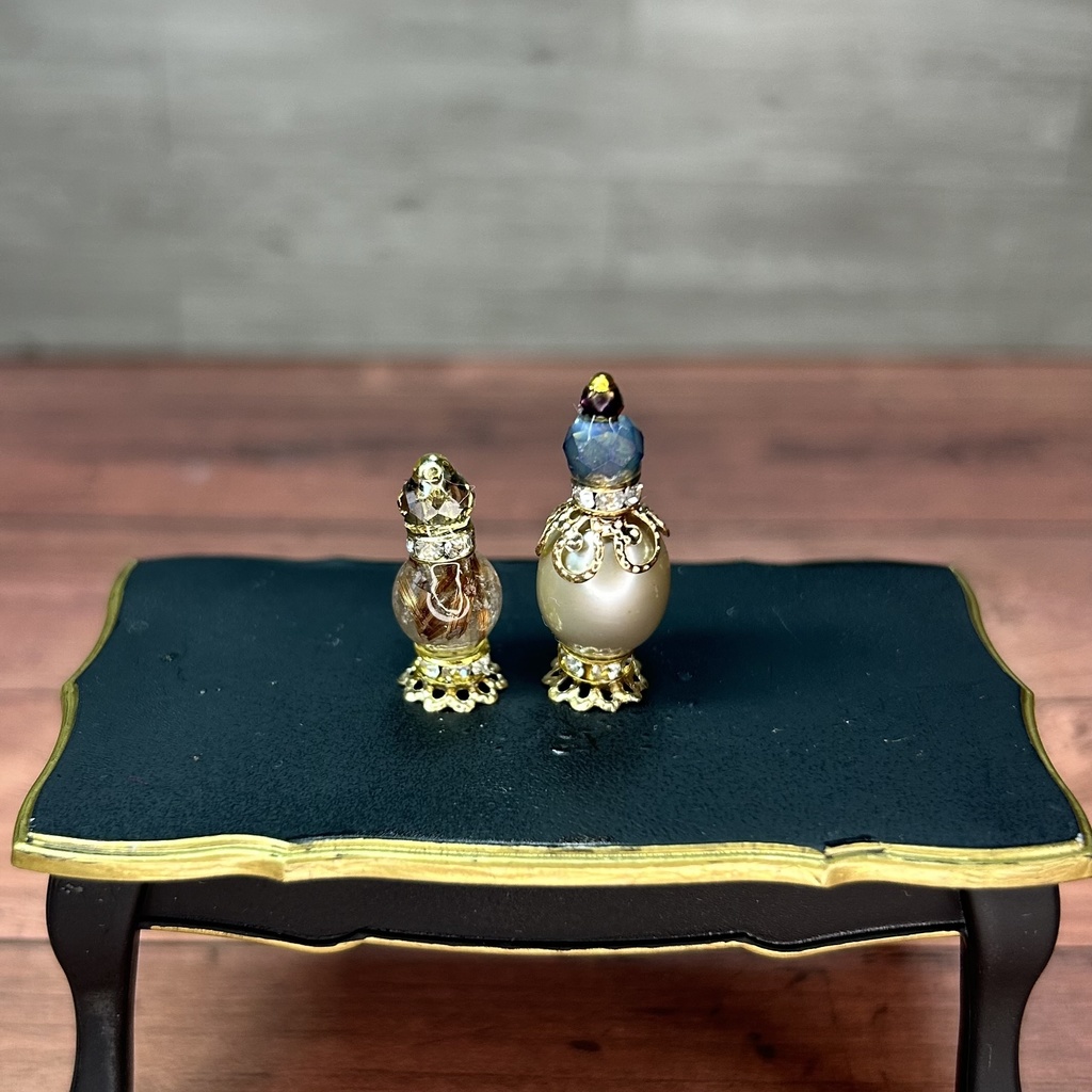 ほーちゃん印の天然石魔法薬(淡水パール&ブラウンタイチンルチル)