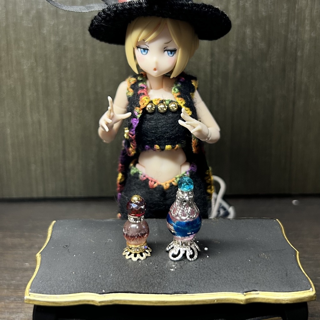 ほーちゃん印の天然石魔法薬 ガラス玉&レピドクロサイト