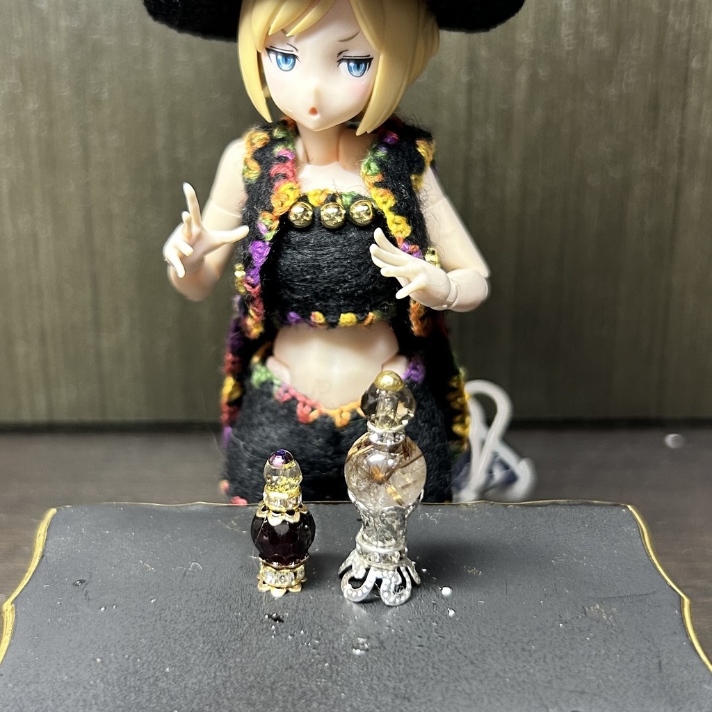 ほーちゃん印の天然石魔法薬 ブラウンタイチンルチル&ガーネット
