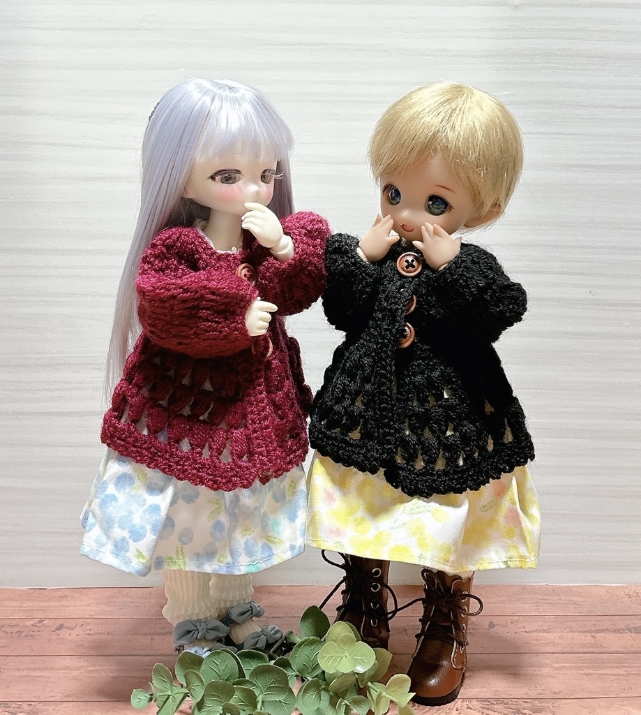 1/6サイズ ニットカーディガン