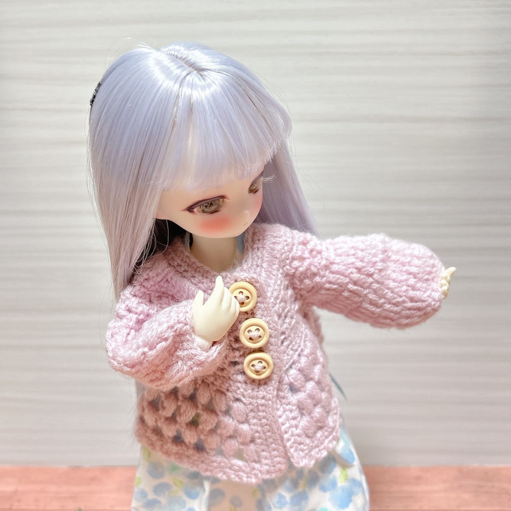 1/6サイズ ニットカーディガン