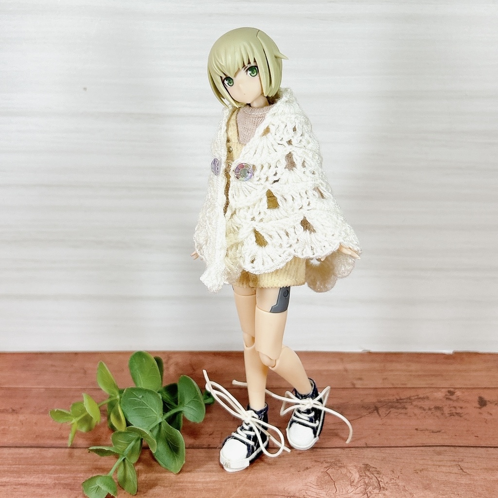 フレームアームズ・ガールサイズ かぎ針編み大判ストール
