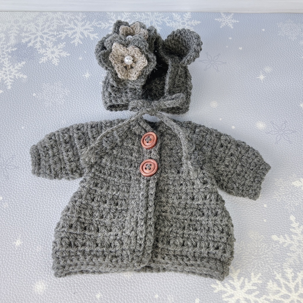 TinyFoxサイズ くまちゃんニットコート