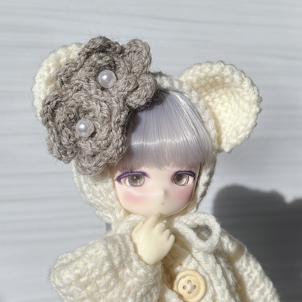 TinyFoxサイズ くまちゃんニットコート