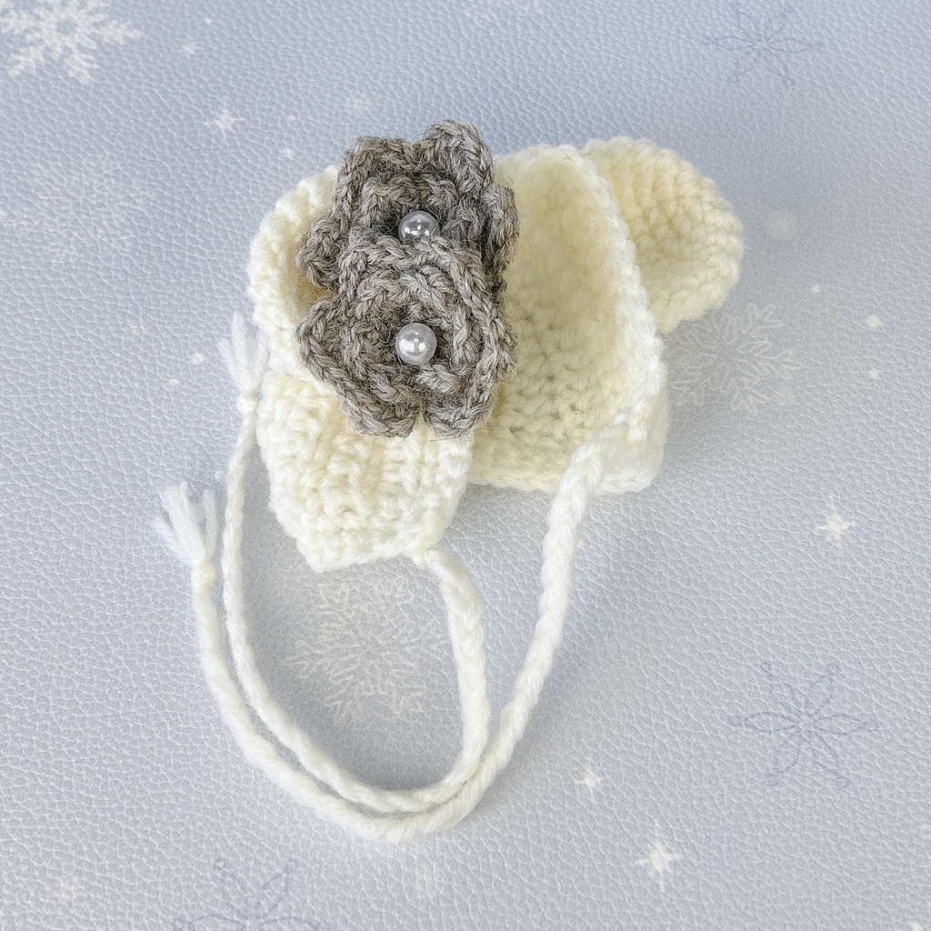 TinyFoxサイズ くまちゃんニットコート