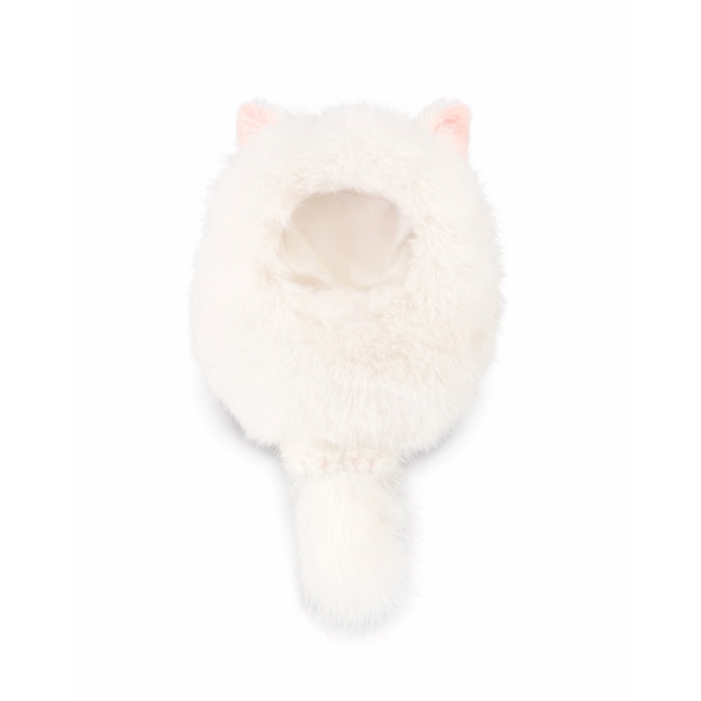 ぬい服|ペルシャ猫の着ぐるみ(白・10cm/ぱぺ)