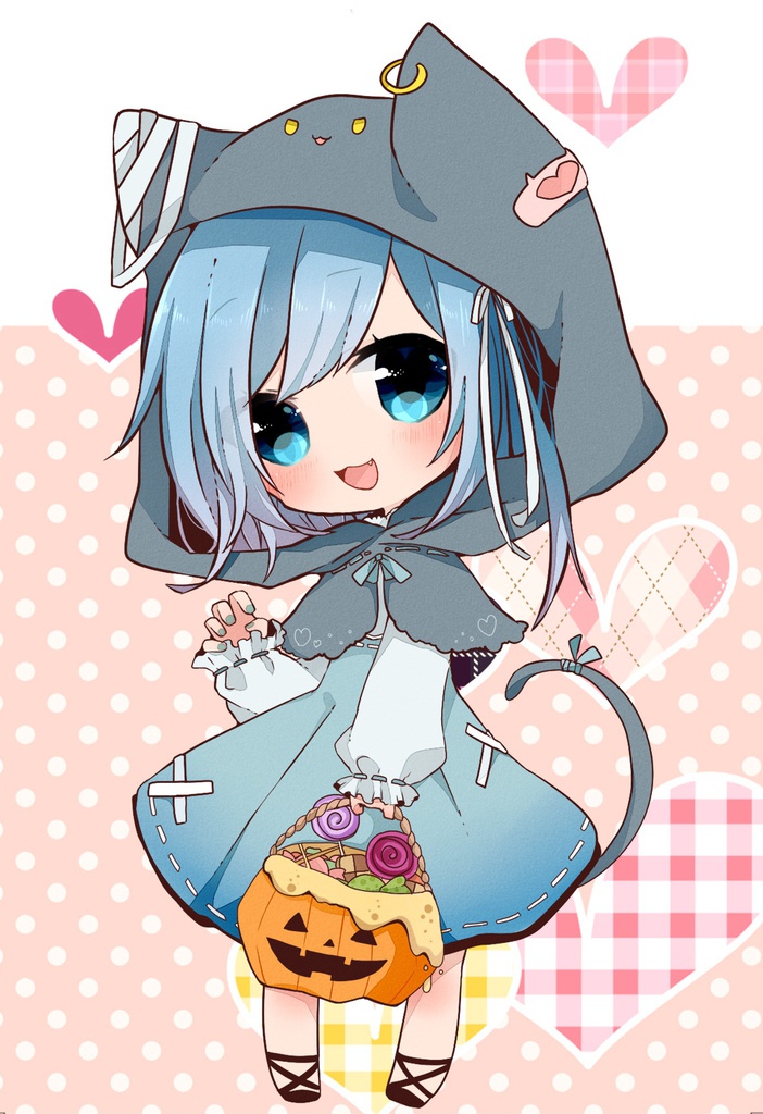 ハロウィンver.ポストカード(直筆メッセージ付き)