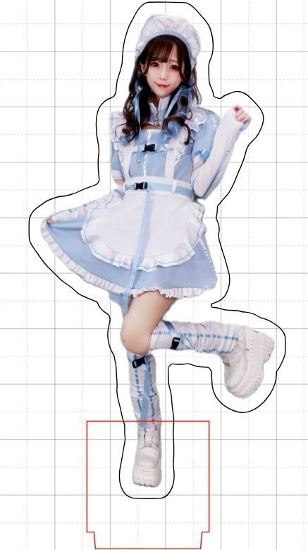 (完売)初実写♡キービジュアルオーロラ仕様アクリルスタンド(数量限定)