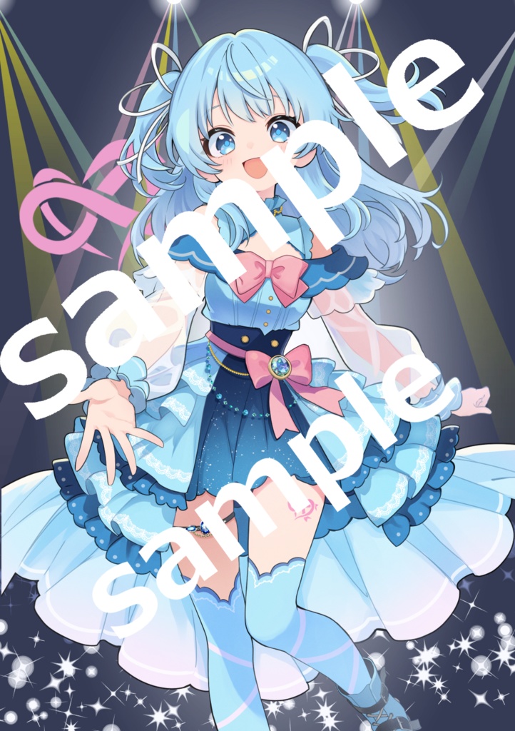 💙🎫C106豪華あやん宝くじ付きLIVEキービジュアルポストカード