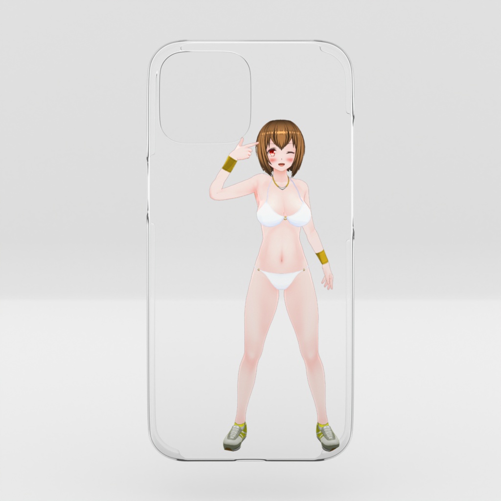 クリアiPhoneケース「榊優香」