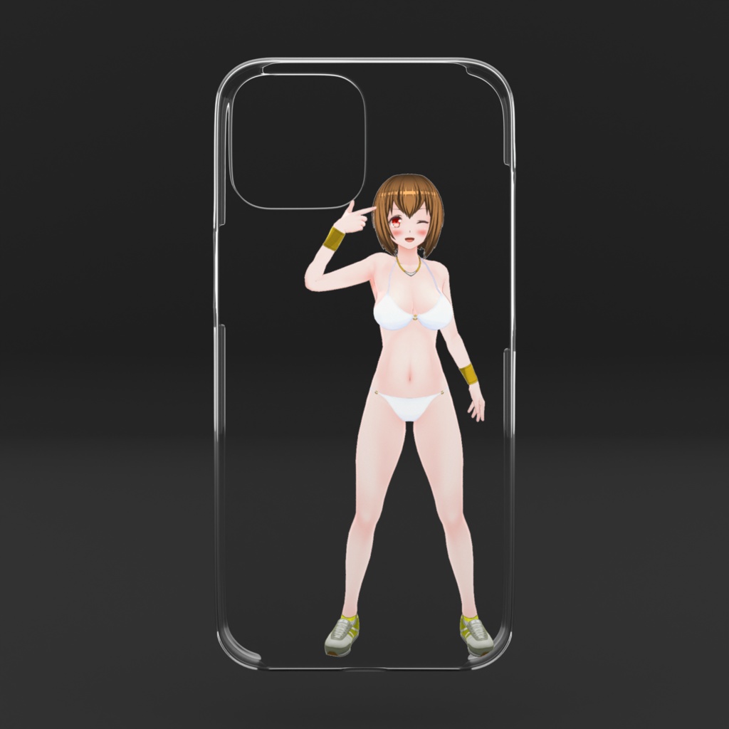 クリアiPhoneケース「榊優香」