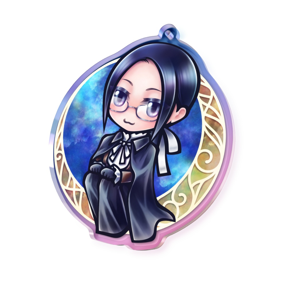 【2】オーロラアクリルキーホルダー