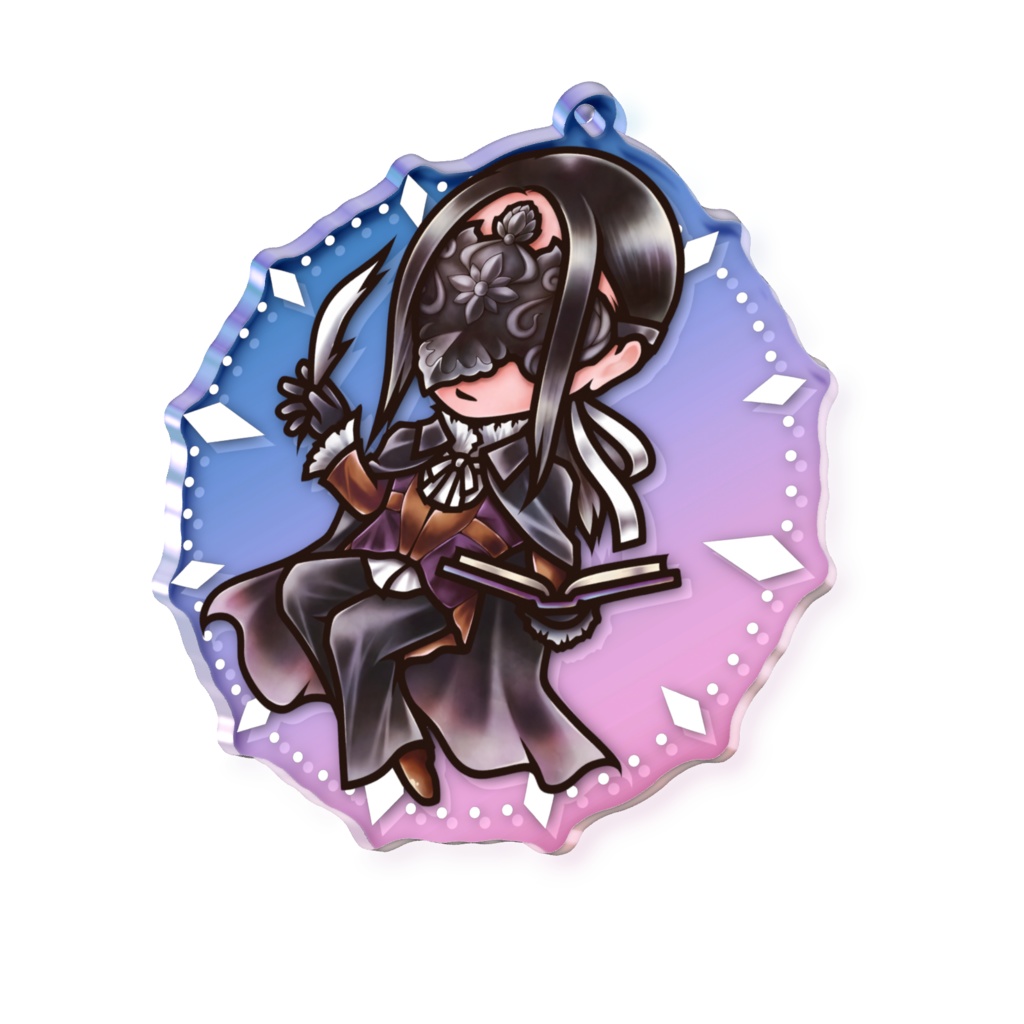 【3】オーロラアクリルキーホルダー