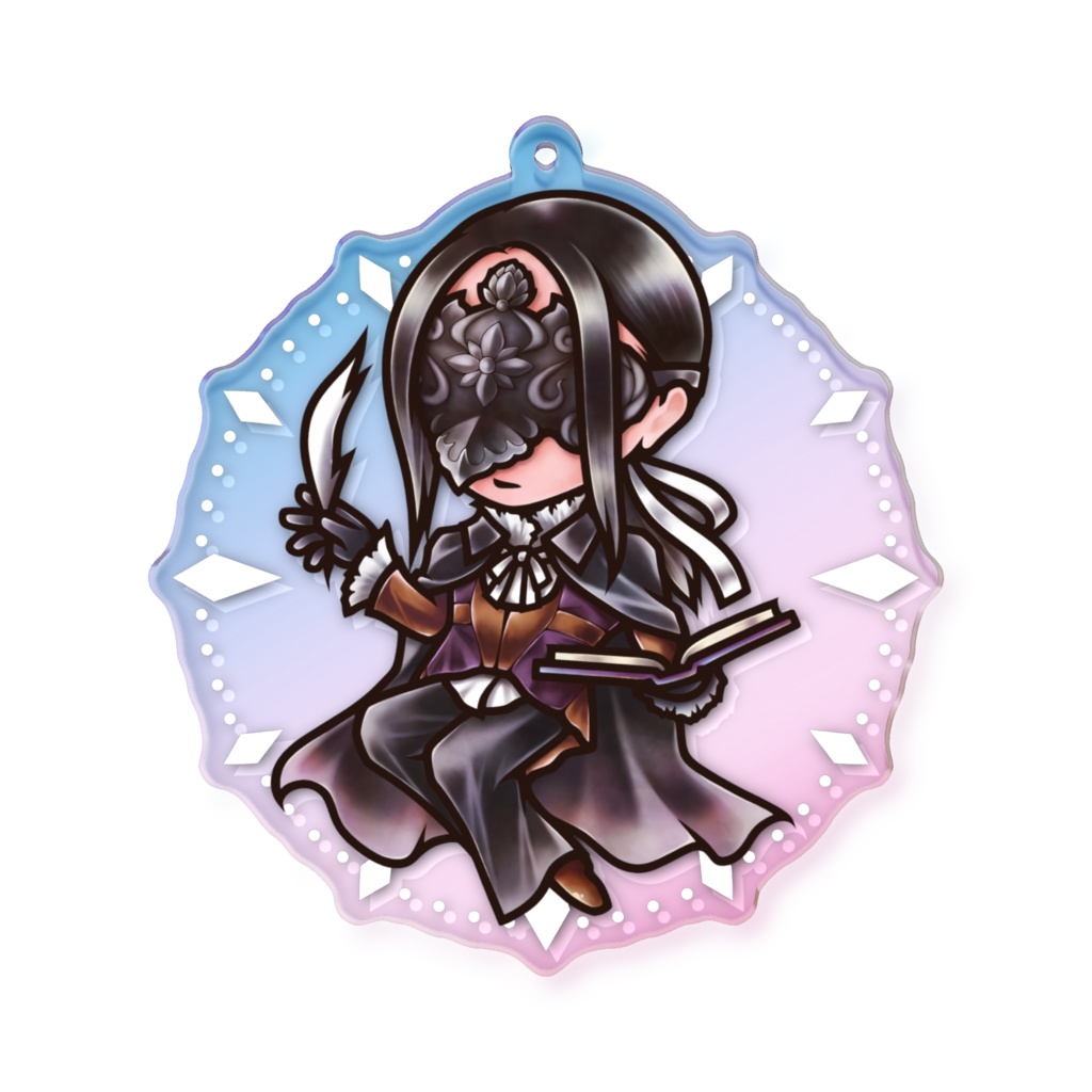 【3】オーロラアクリルキーホルダー