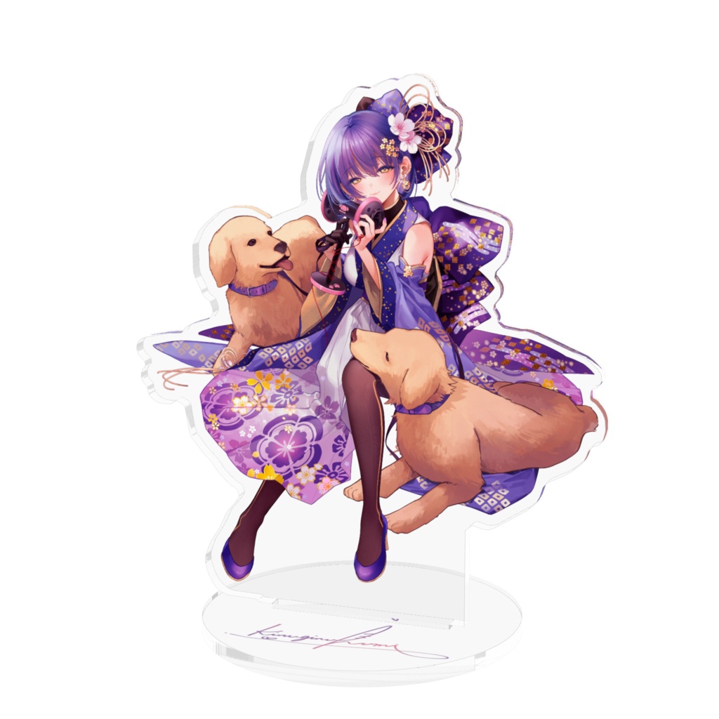‖ 常設販売 ‖ きぬぎぬふみアクリルフィギュア (デジタルサイン台座)