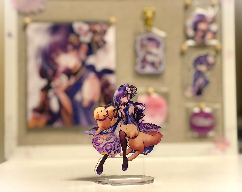 ‖ 常設販売 ‖ きぬぎぬふみアクリルフィギュア (デジタルサイン台座)