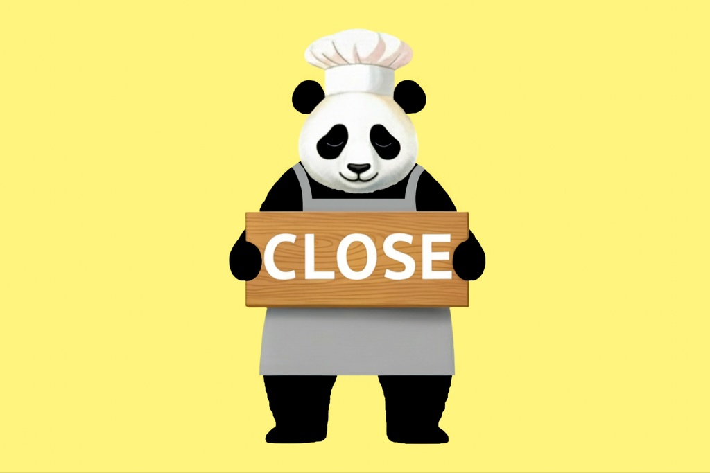 🐼✨ パンダ店長の営業ステータスセット「OPENしてるよ!」