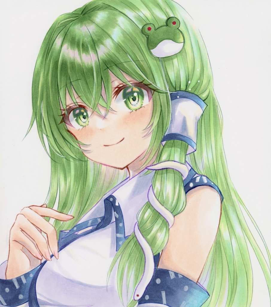 《ミニ色紙》東風谷早苗