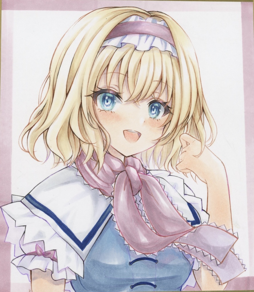 《ミニ色紙》東方project アリス・マーガトロイド