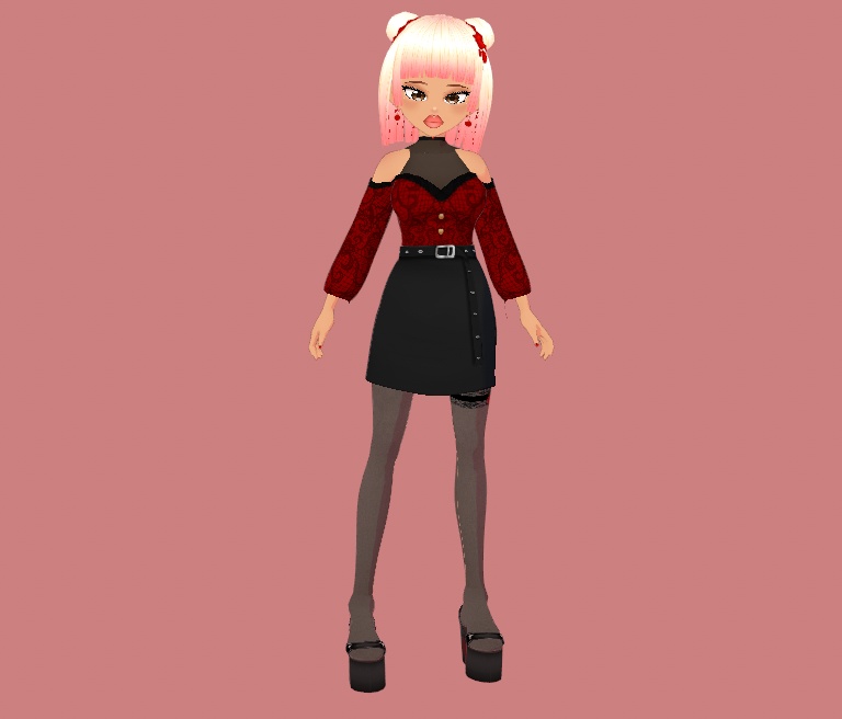 Bratty Doll Inspired VRM/Vtubing Model