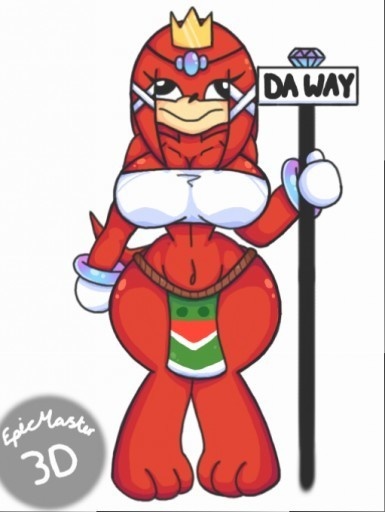 Uganda Knuckles Queen VRChat/VTuber Model