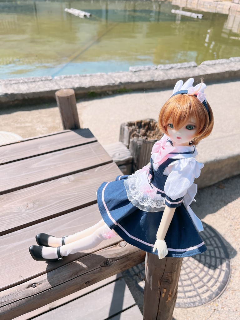 有名メイド喫茶店のメイド服8点セット