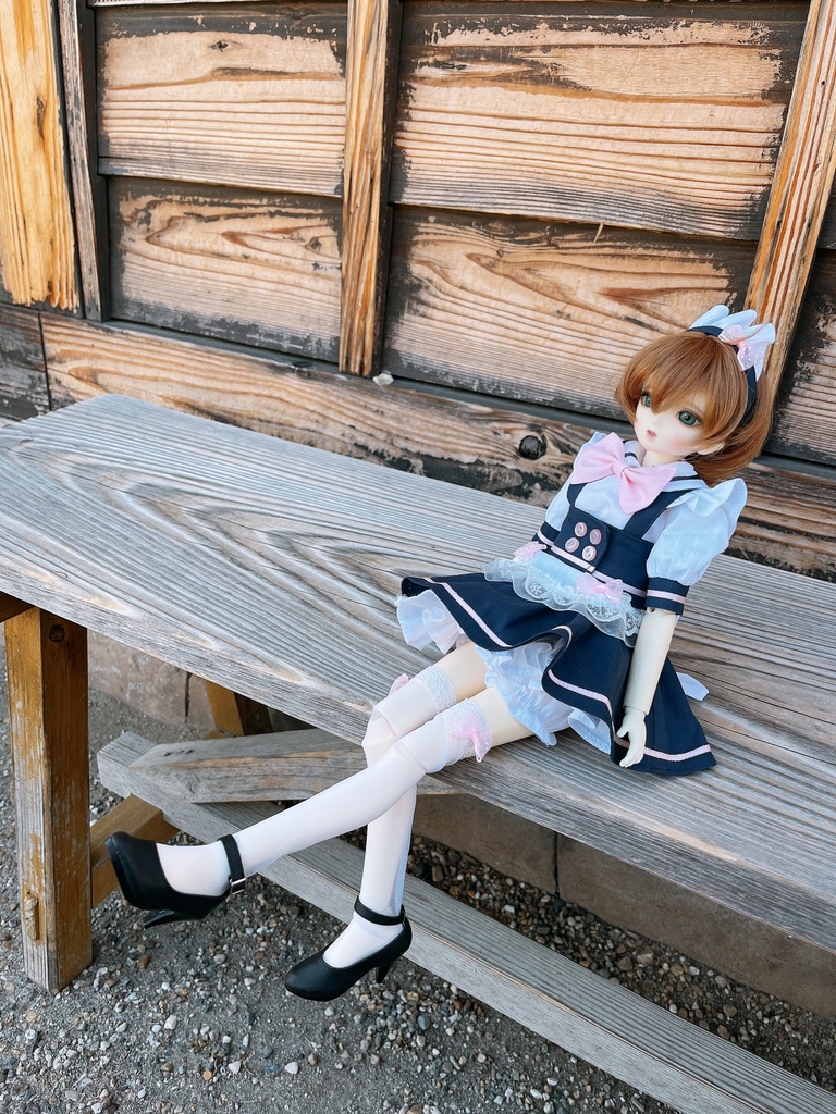 有名メイド喫茶店のメイド服8点セット