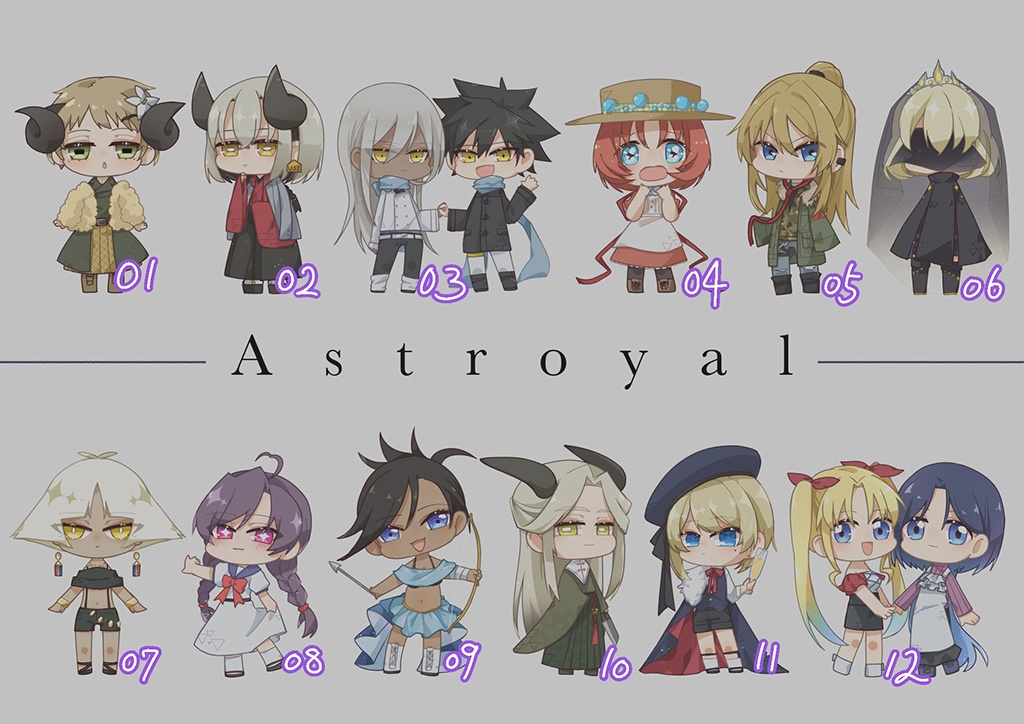 - Astroyal -ちびアクリルスタンド