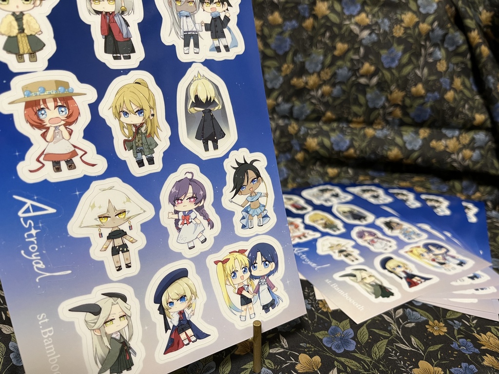 星座モチーフちびキャラシール