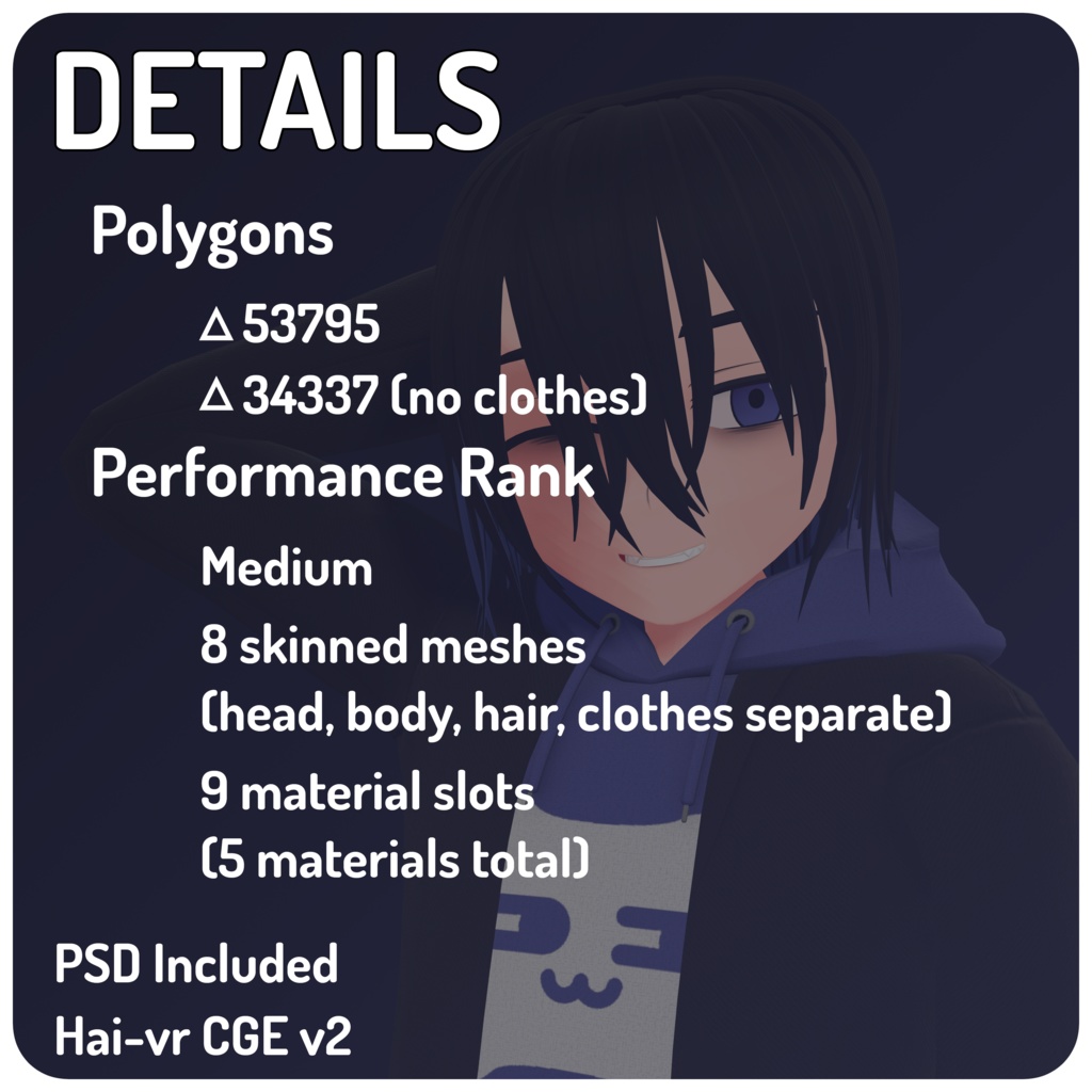 「VIII」 【オリジナル3Dモデル】