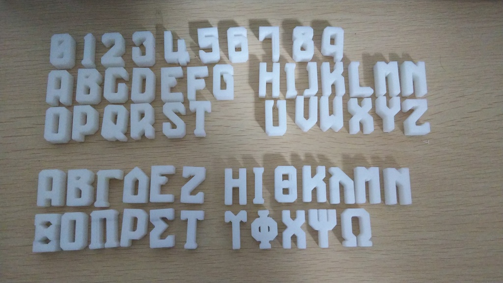 オリジナルCADフォント「PenchantManufactuer」