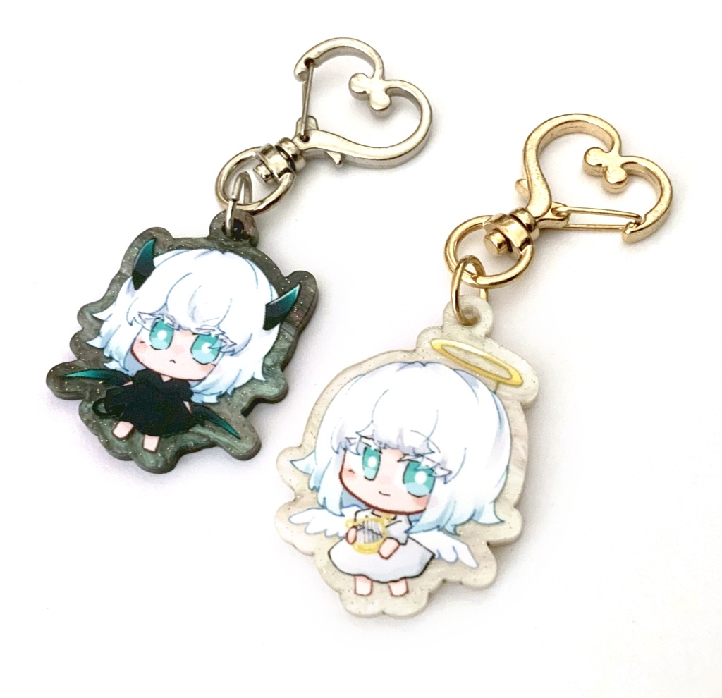 【全2種】シロウちゃん(悪魔・天使)アクリルキーホルダー