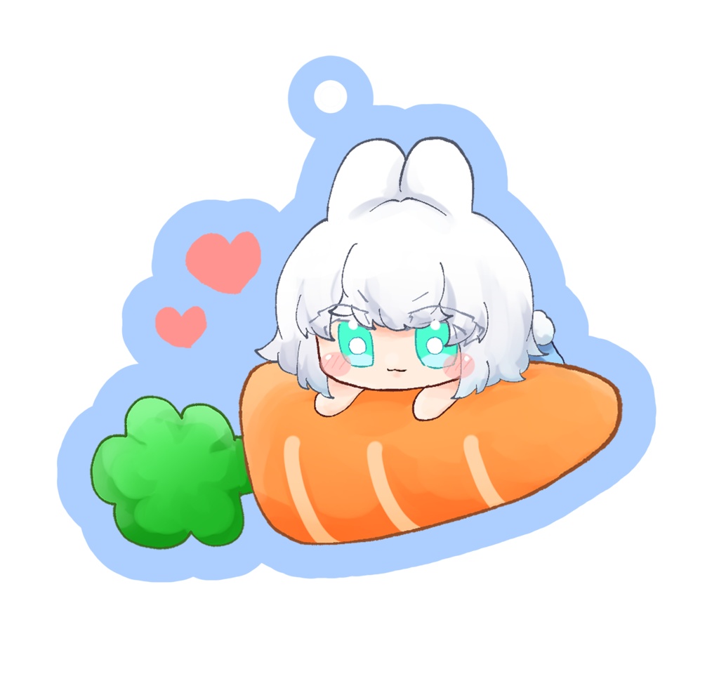 うさぎシロウちゃんアクリルキーホルダー