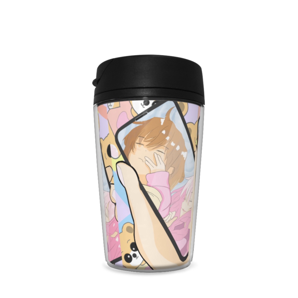 寝顔タンブラー