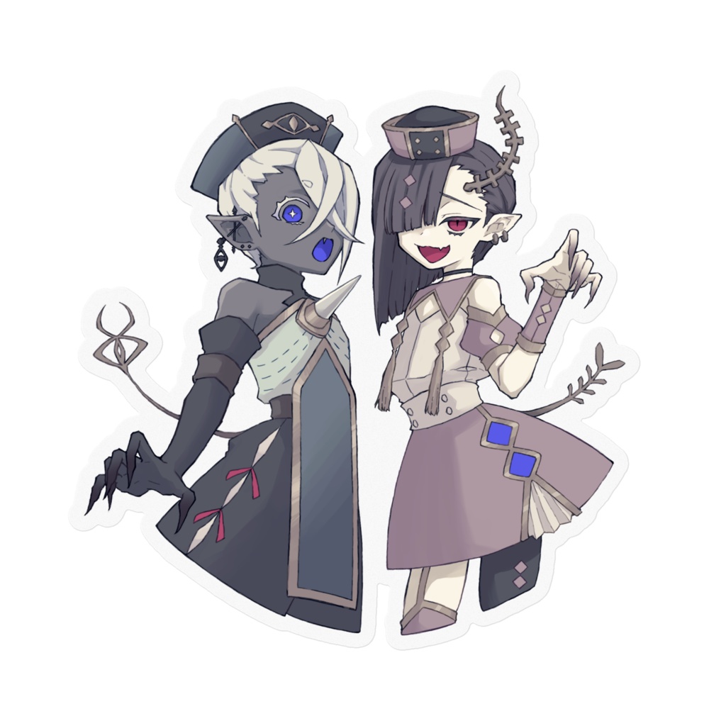 メカクレ双子チャン(クリアver.)