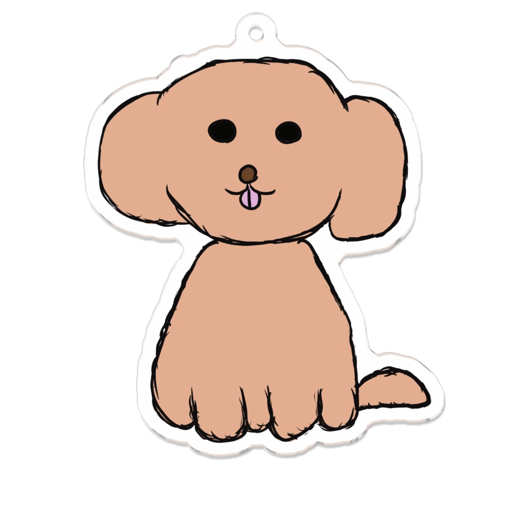 モコモコちゃんキーホルダー