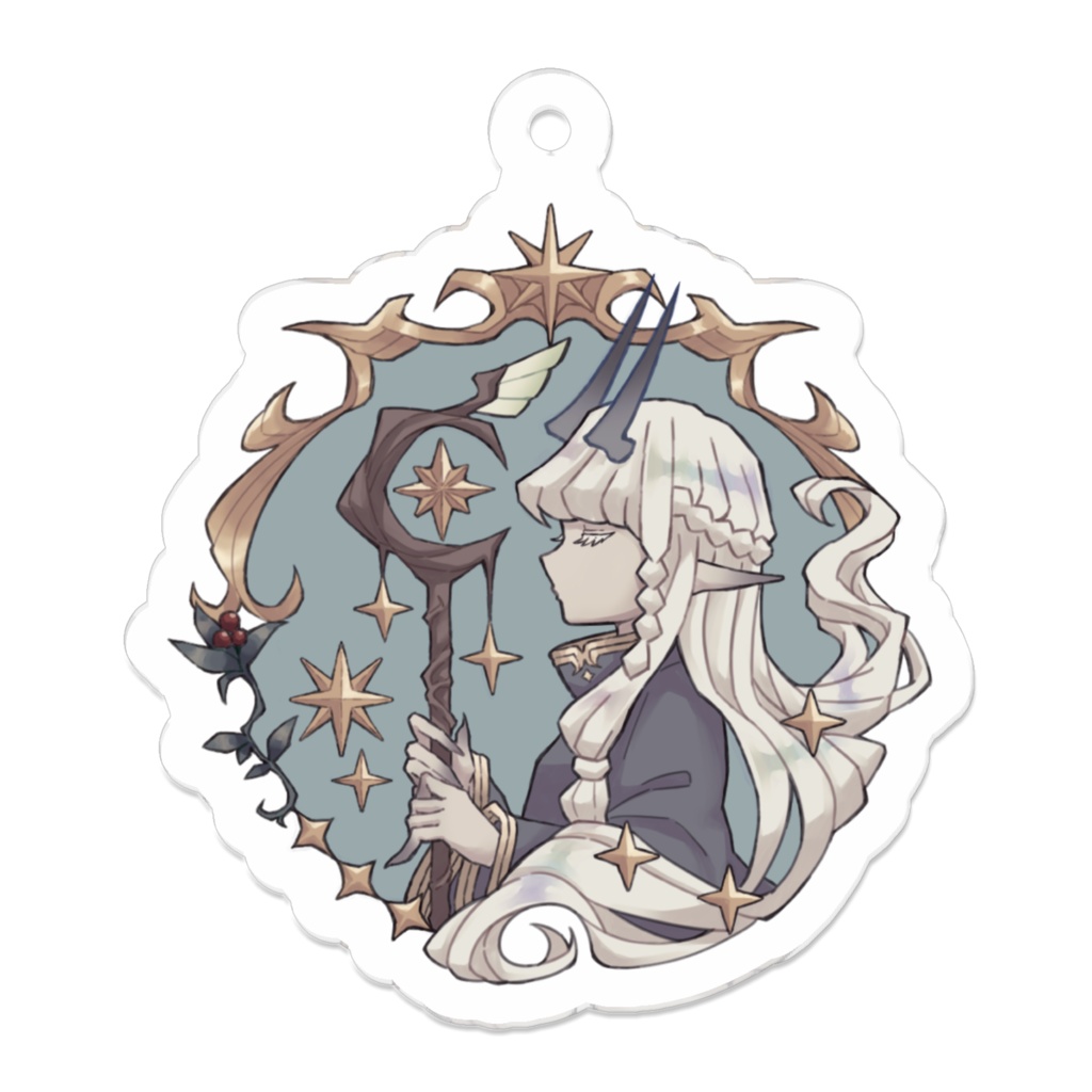 星の竜　アクリルキーホルダー