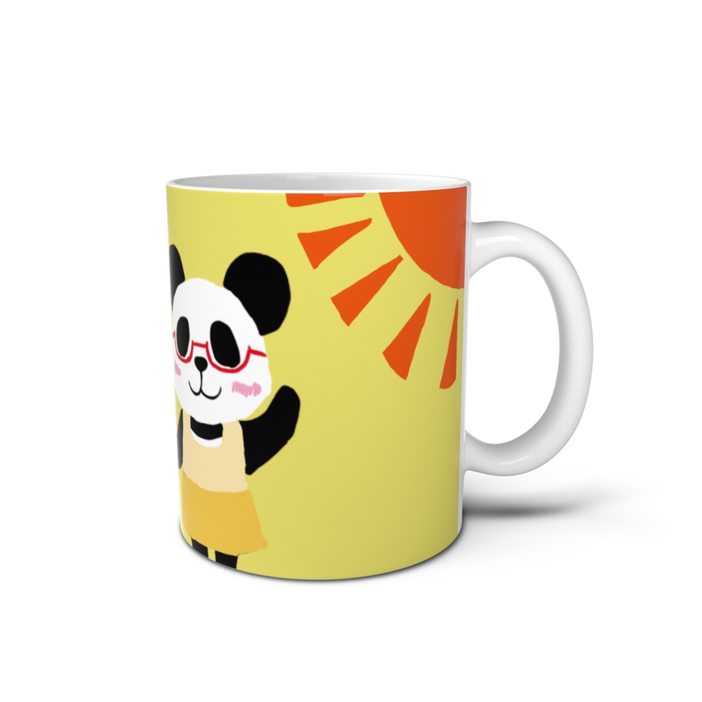 パンダ先生　マグカップ　朝