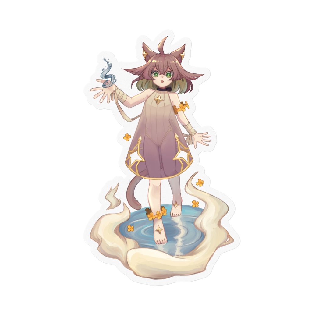猫少女 ステッカー