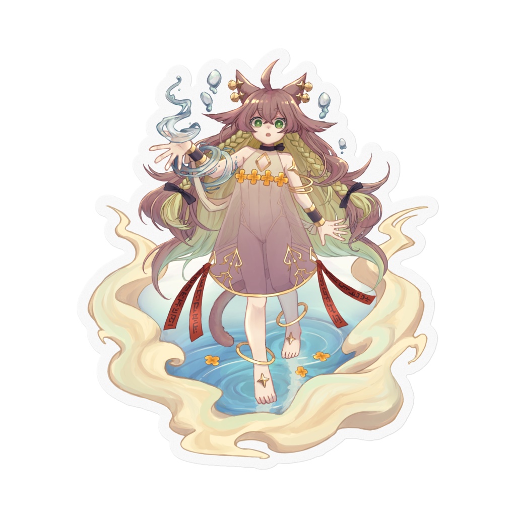 猫少女2 ステッカー