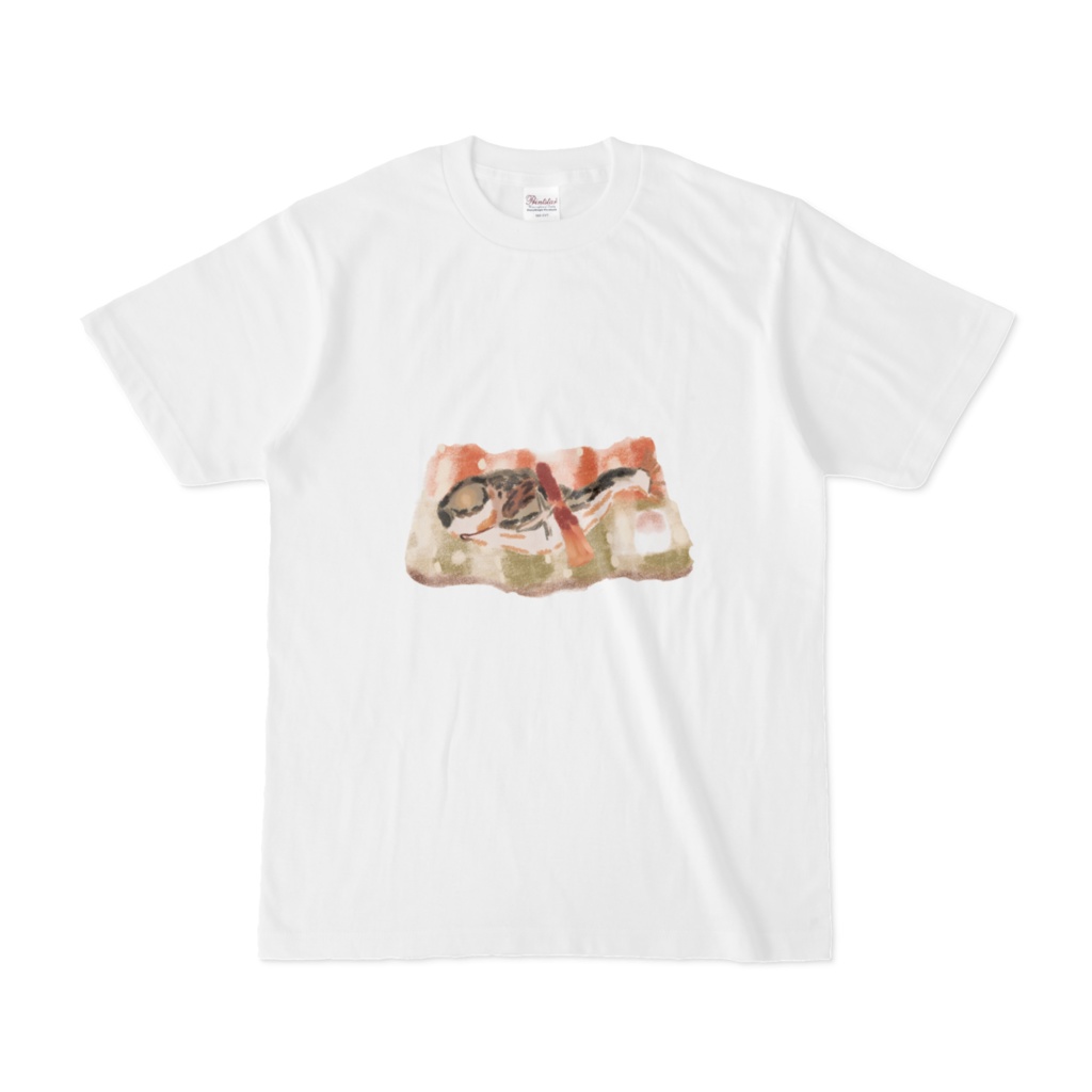 焼き魚のtシャツ