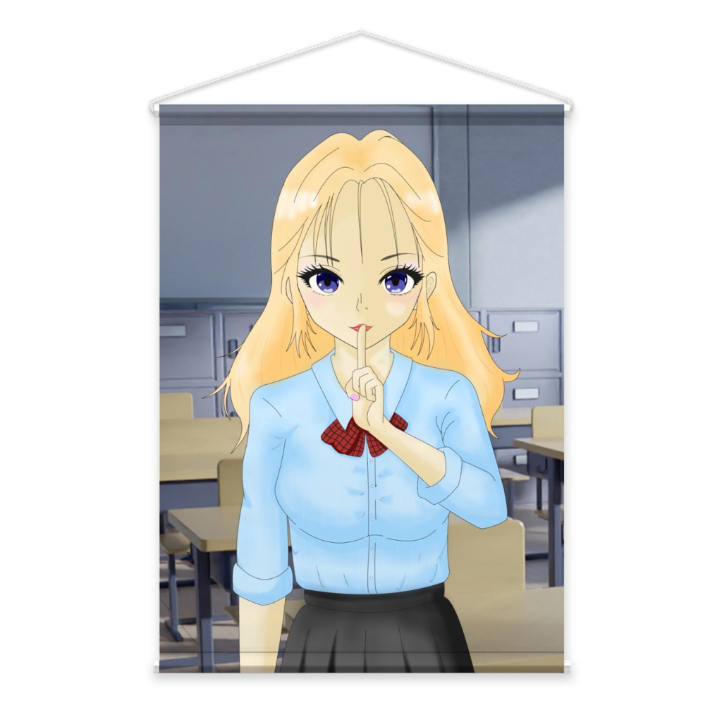 女子高生タペストリー