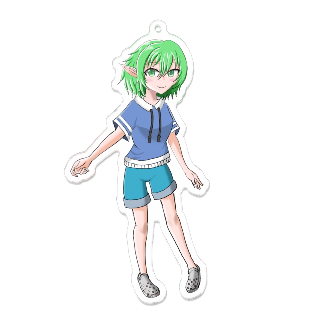 パーカー好きのエルフさん