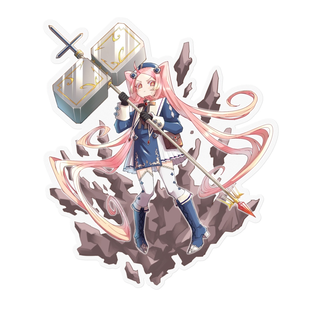 ハンマー × 少女