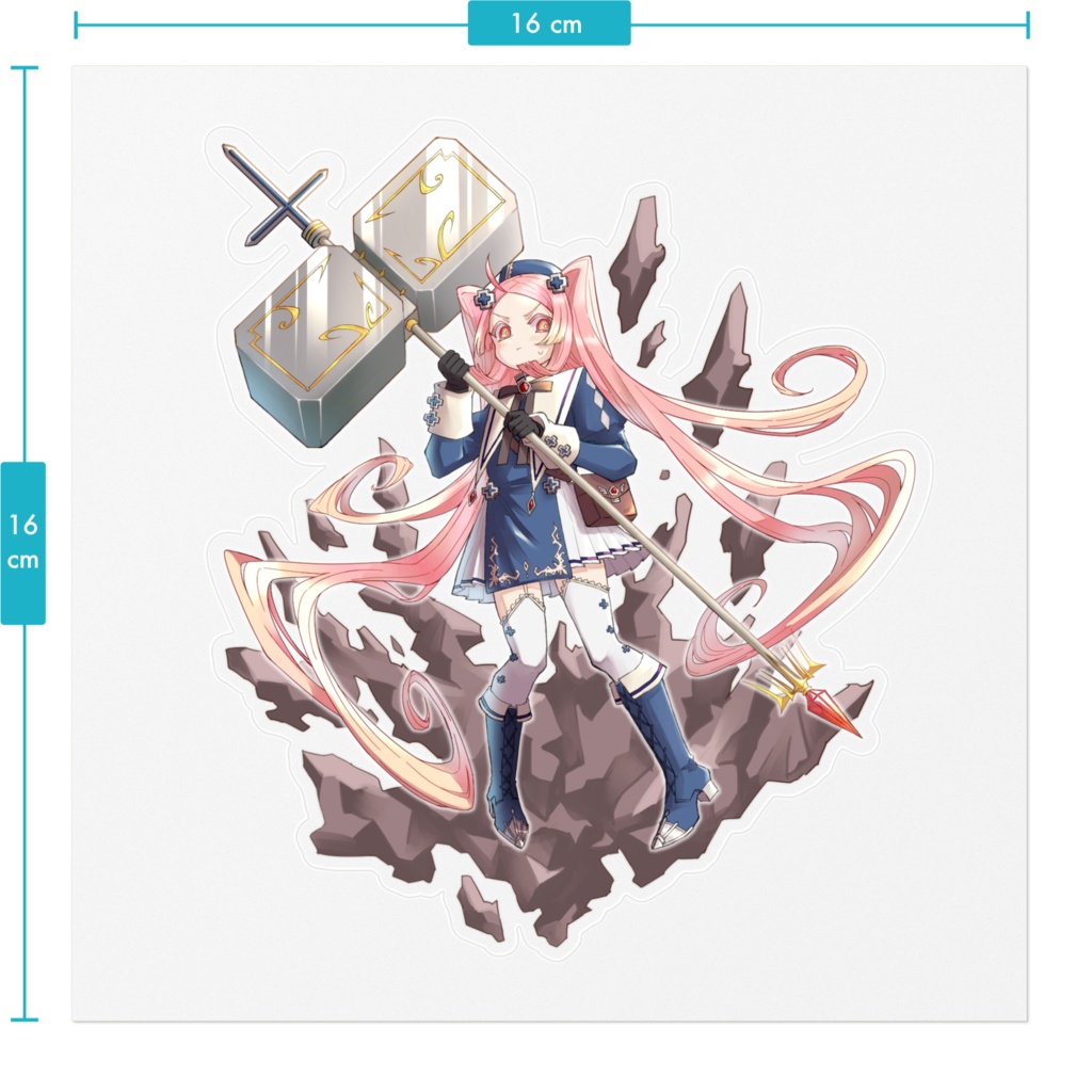 ハンマー × 少女