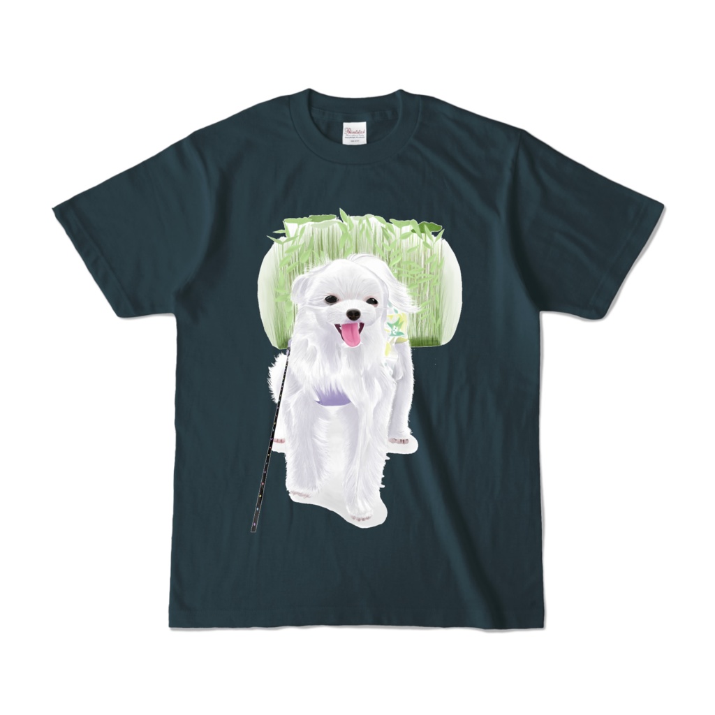 草むらの中のワンコ