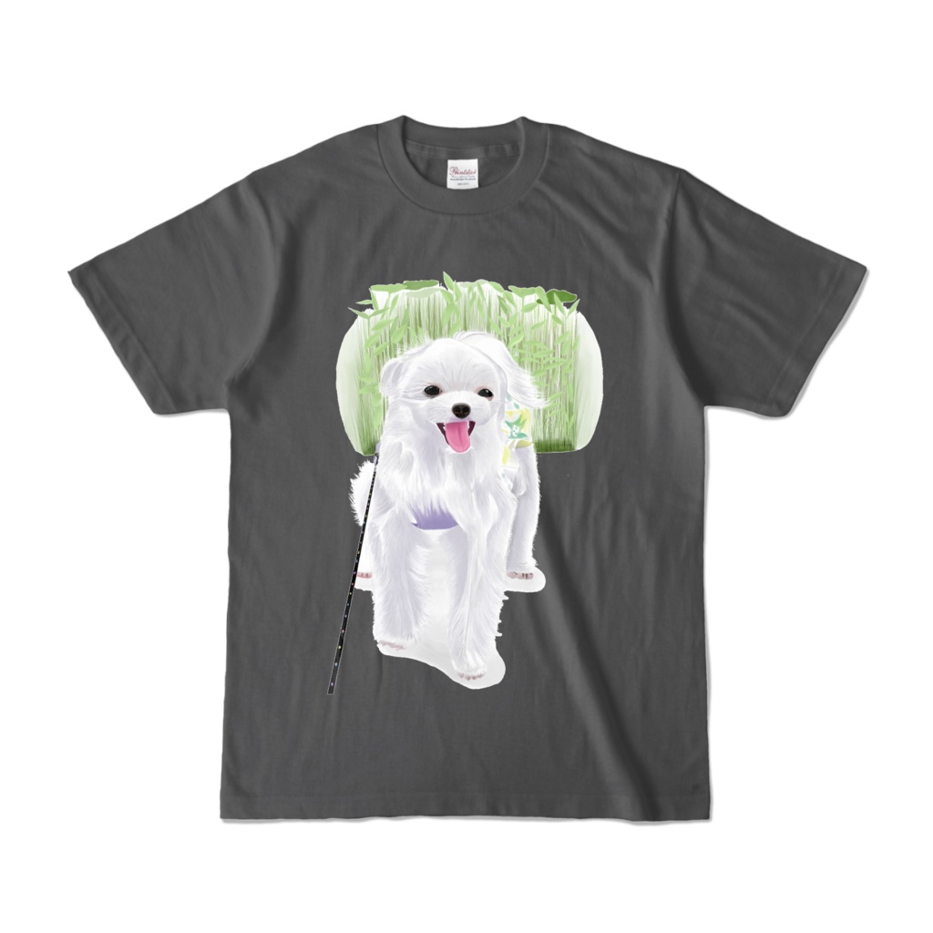 草むらの中のワンコ