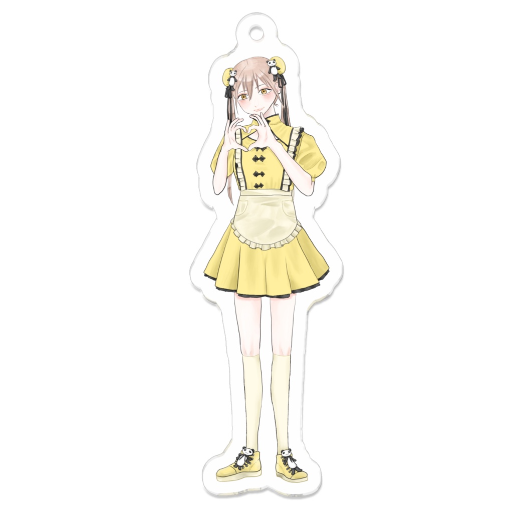 チャイナ服メイド 黄色