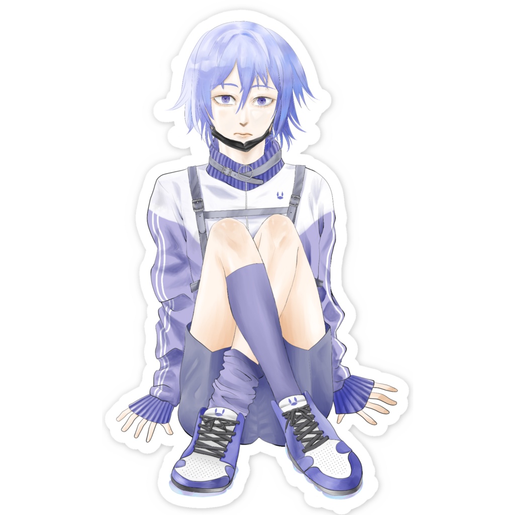 座っている男の子